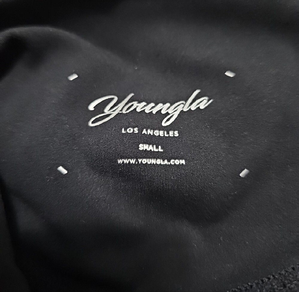 YoungLA Black High-Waist Leggings - Picture 2 of 5